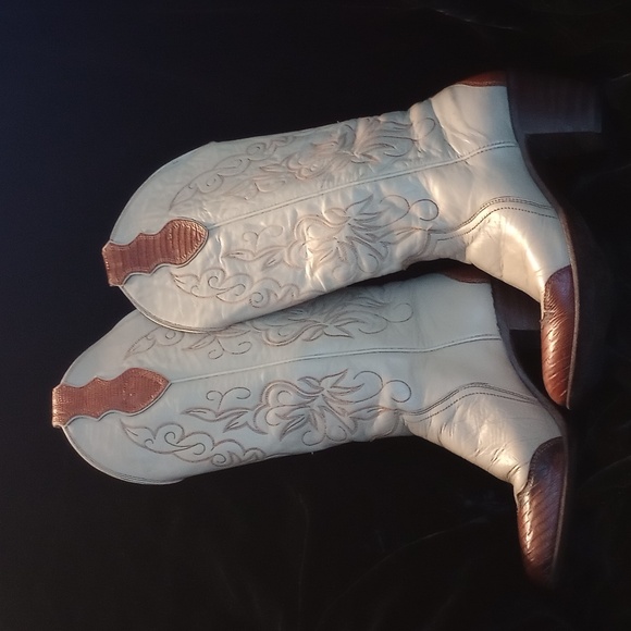 Vintage Justin Dancing Cowgirl Boots Size 5B - Picture 2 of 11